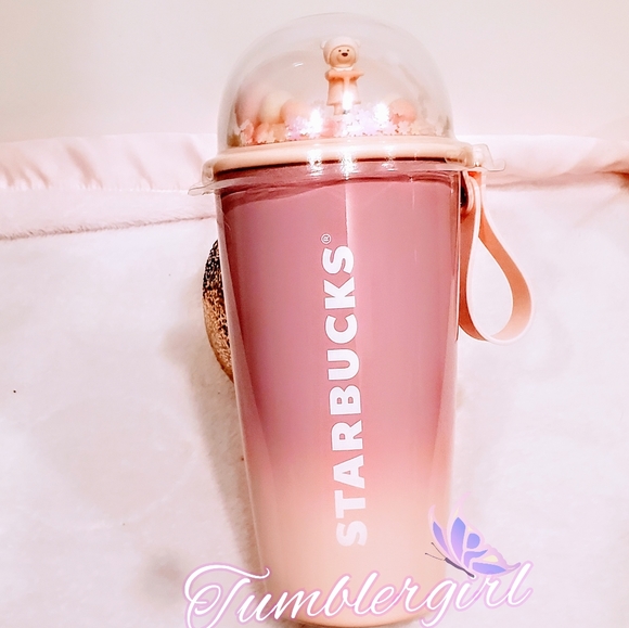 Starbucks Korea Sakura Bloom Bearista Tumbler